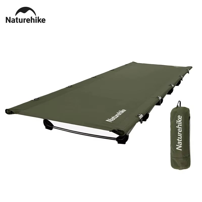 Naturehike Folding Camping Cot - Lightweight Portable Bed for Outdoor Travel, Hiking & Backpacking