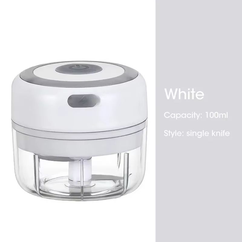 300ML Electric Garlic Chopper - USB Rechargeable Mini Food Processor