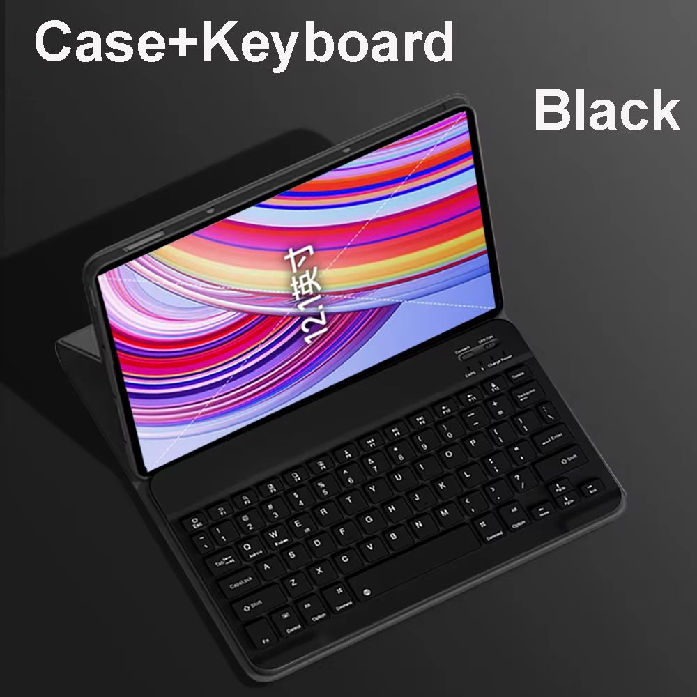 Xiaomi Redmi Pad Pro 12.1 Inch Case with Keyboard โ Slim Protective Cover with Detachable Wireless Keyboard & Stand