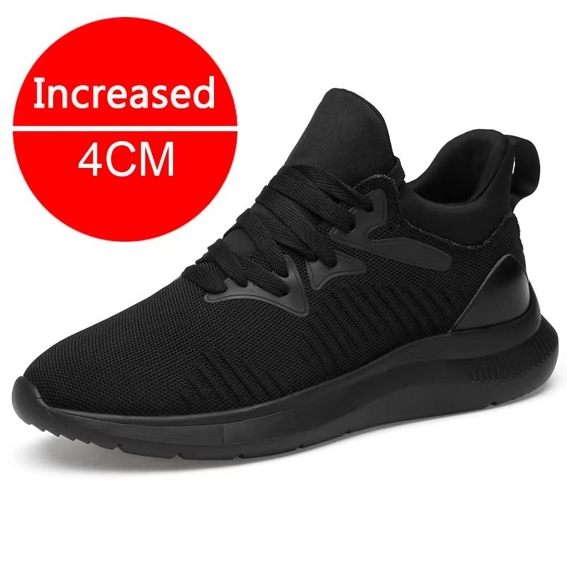 Men's Elevator Sneakers – Breathable Height Increasing Shoes with 6–10CM Boost