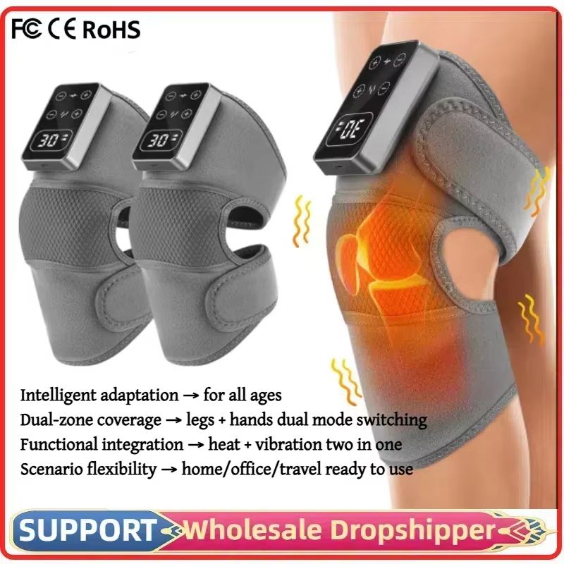 Electric Knee Massager with Heat & Vibration Joint Pain Re | Inspire Uplift Electric Knee Massager with Heat & Vibration Joint Pain Re | Inspire Uplift