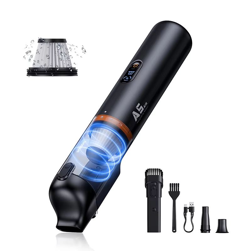 Baseus A5 Car Vacuum Cleaner – 2-in-1 Powerful Wireless Handheld Vacuum with Strong Suction for Car & Home