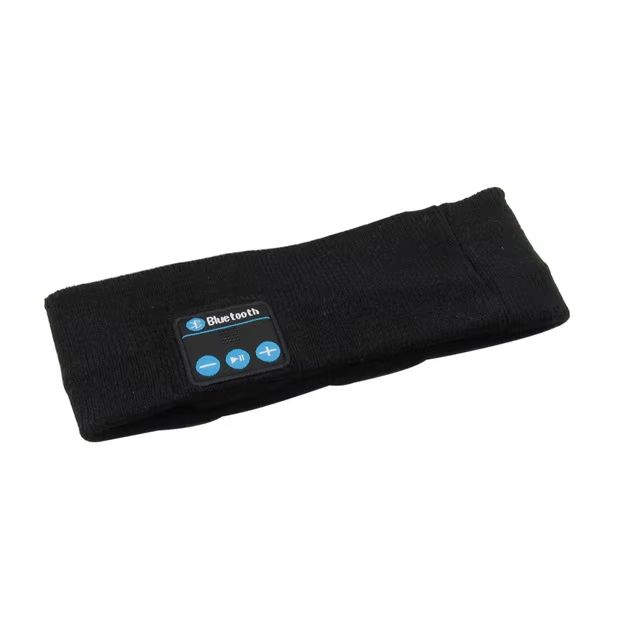 Wireless Bluetooth Headband Earphones – Comfortable Sleeping, Running, and Sports Music Headset with Built-In Mic