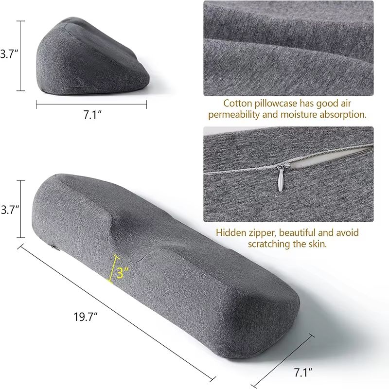 Ergonomic Cervical Memory Foam Pillow – Orthopedic Side Sleeper Neck Support Pillow