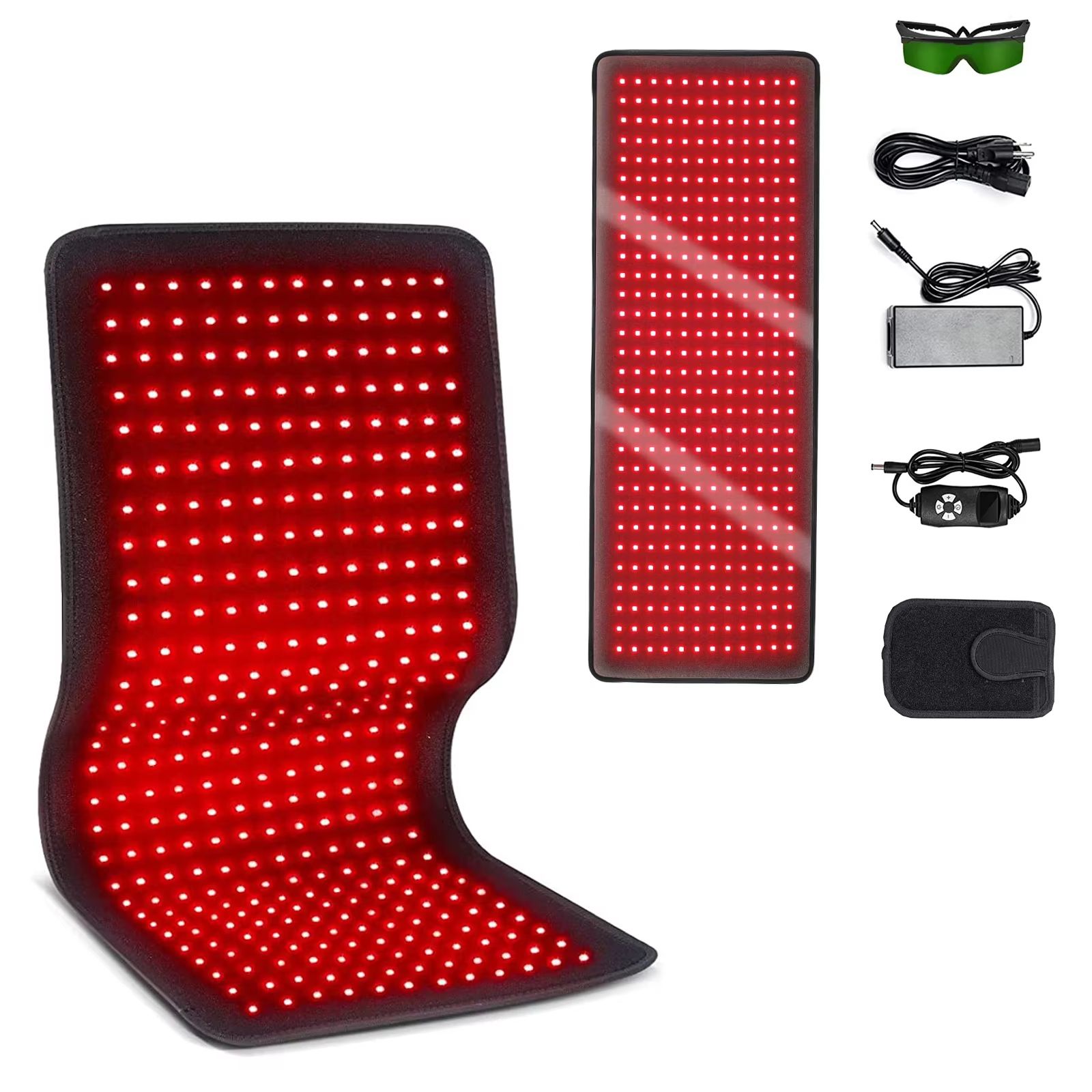 Red & Infrared Therapy Belt – Wearable LED Heating Pad for P | Inspire ...