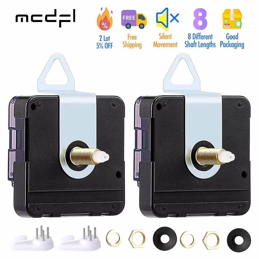DIY Quartz Clock Movement Kit - Silent Wall Clock Mechanism | Inspire ...