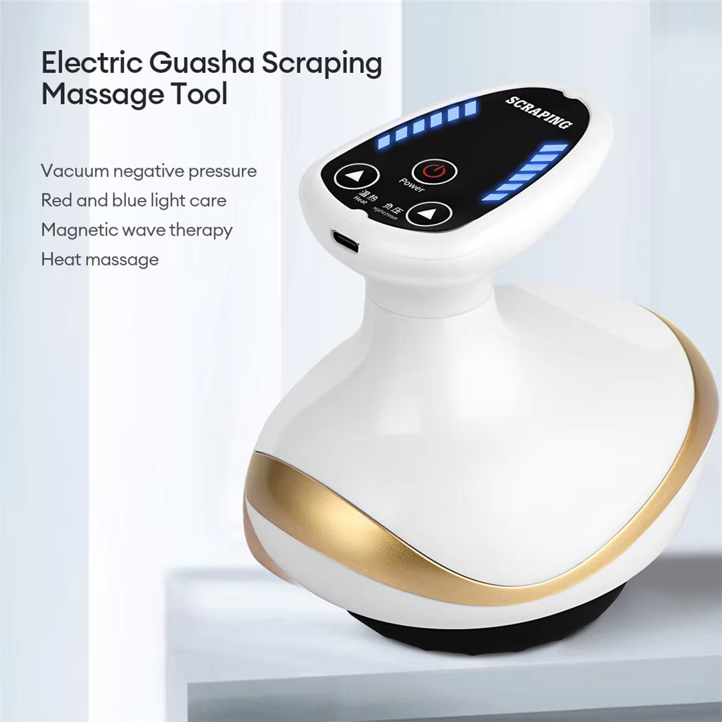 Electric EMS Body Massager – Cupping Therapy Device with LCD Display, Infrared Heating & Slimming Vacuum Suction