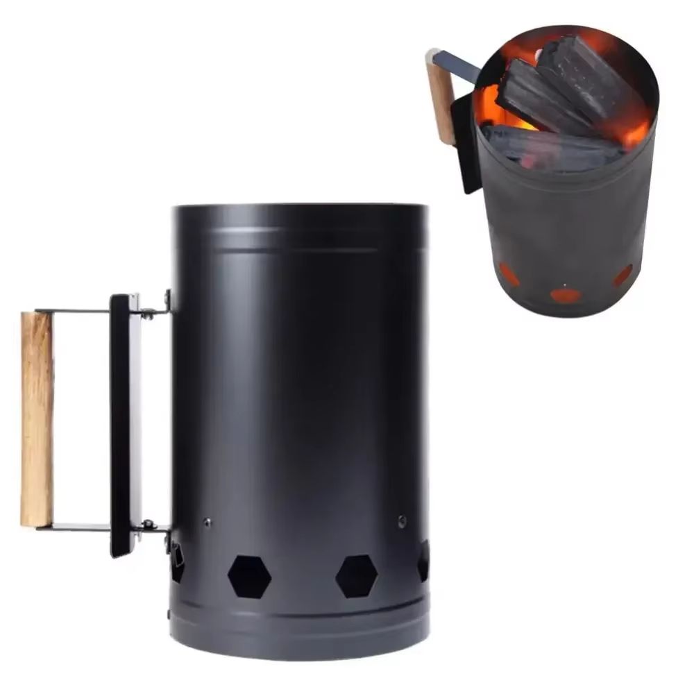 Heavy-Duty Charcoal Starter Bucket – Quick Ignition Cylinder | Inspire ...