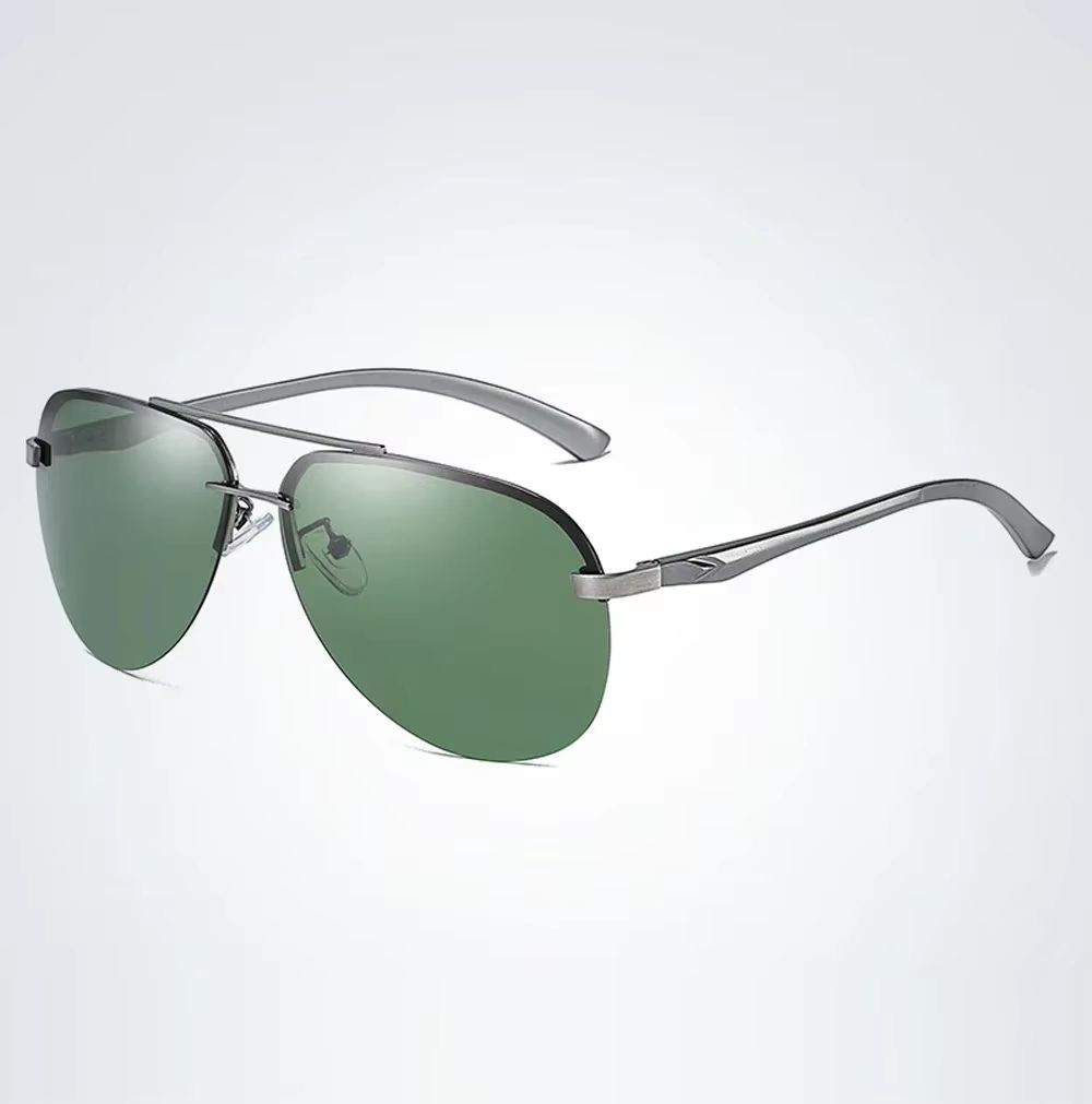 Polarized Metal Frame Sunglasses for Men & Women – Classic Driving Mirror Lens