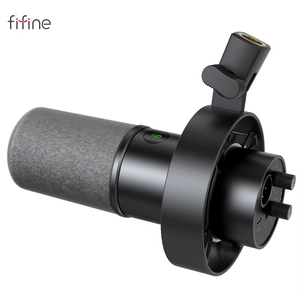FIFINE K688 USB/XLR Dynamic Microphone - Studio-Grade Sound for Streaming, Podcasting & Voice Recording