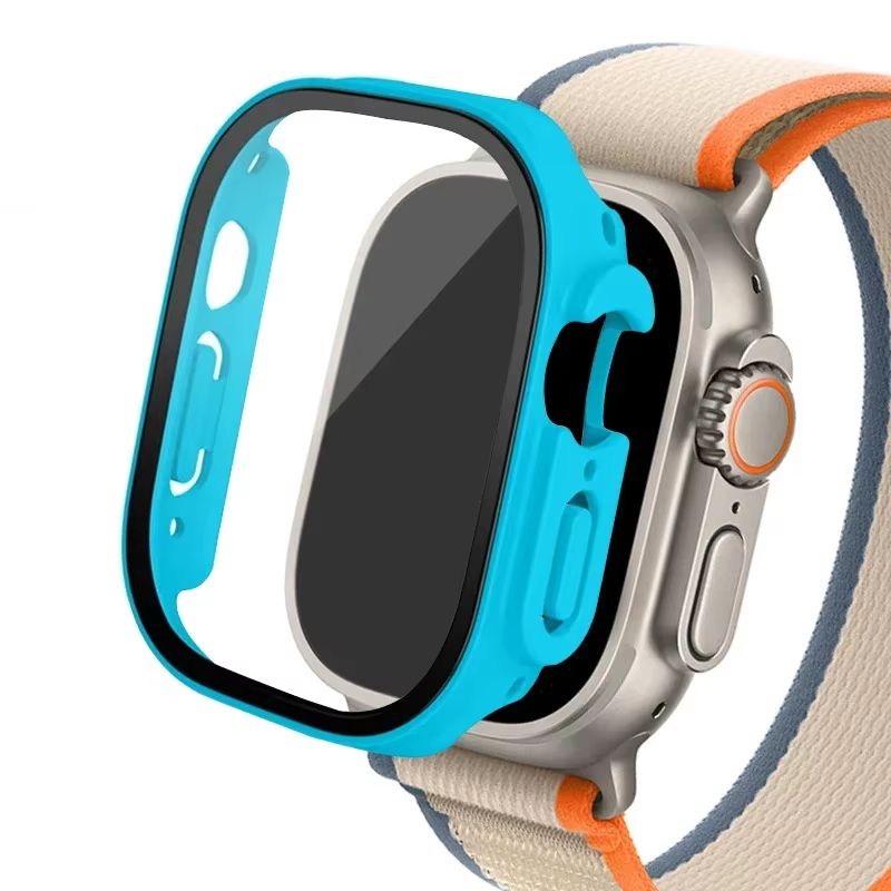 ArmorGlass Case for Apple Watch Ultra 2 (49mm) – Full Protection PC Bumper + Tempered Glass Screen Cover