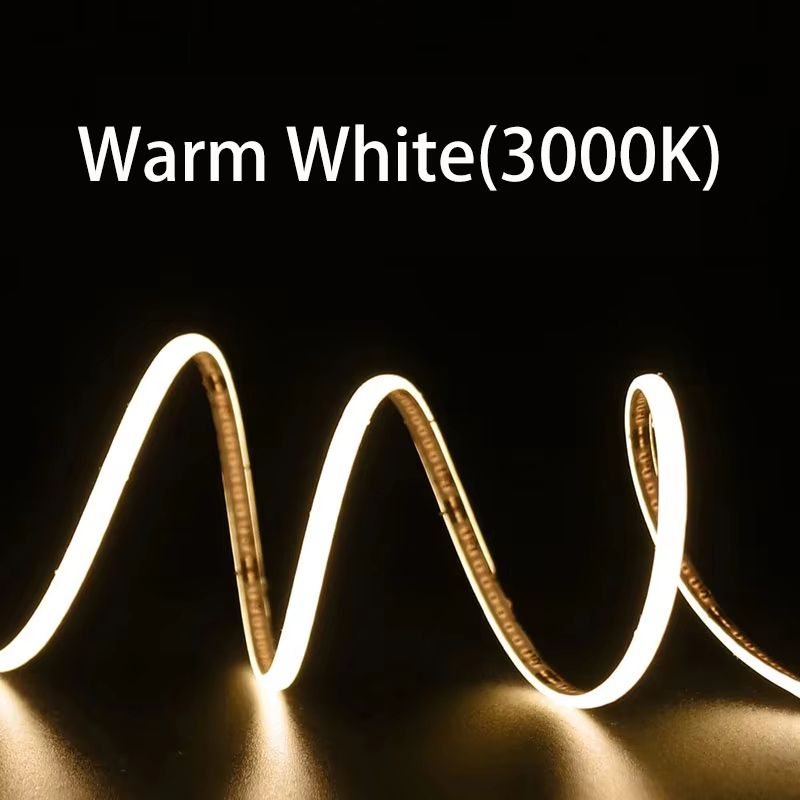 LumiFlex 12V COB LED Strip Lights – Ultra Slim 2.7mm High-Brightness Multi-Color Tape for Room & Decorative Lighting