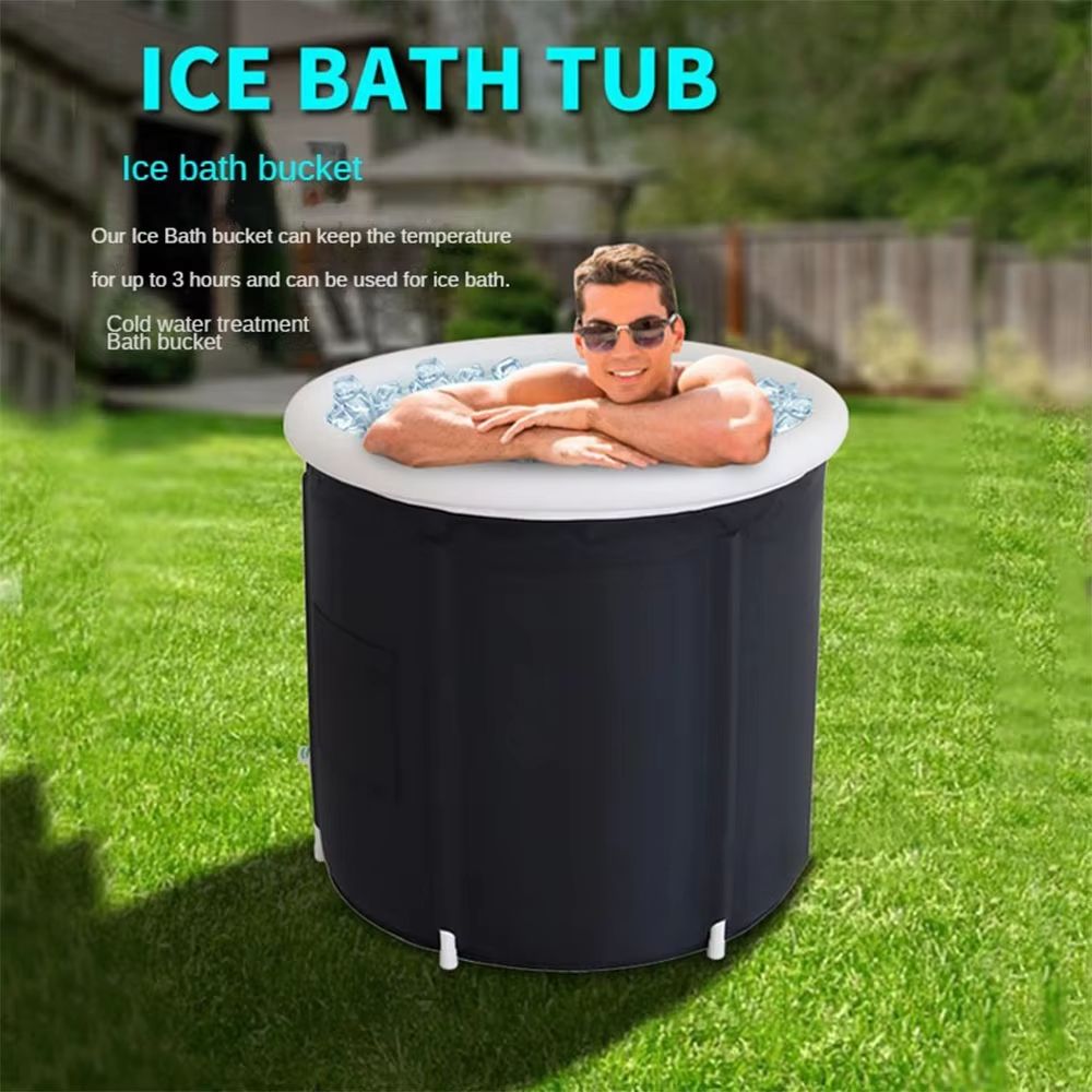 MAYZANEN Cold Plunge Ice Bath Tub - Portable Collapsible Bathtub for Recovery, Wellness & Water Therapy