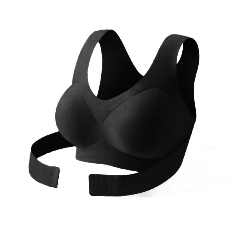 FallSweet Seamless Posture Support Bra – Wireless Push-Up Comfort with Cross Back Design