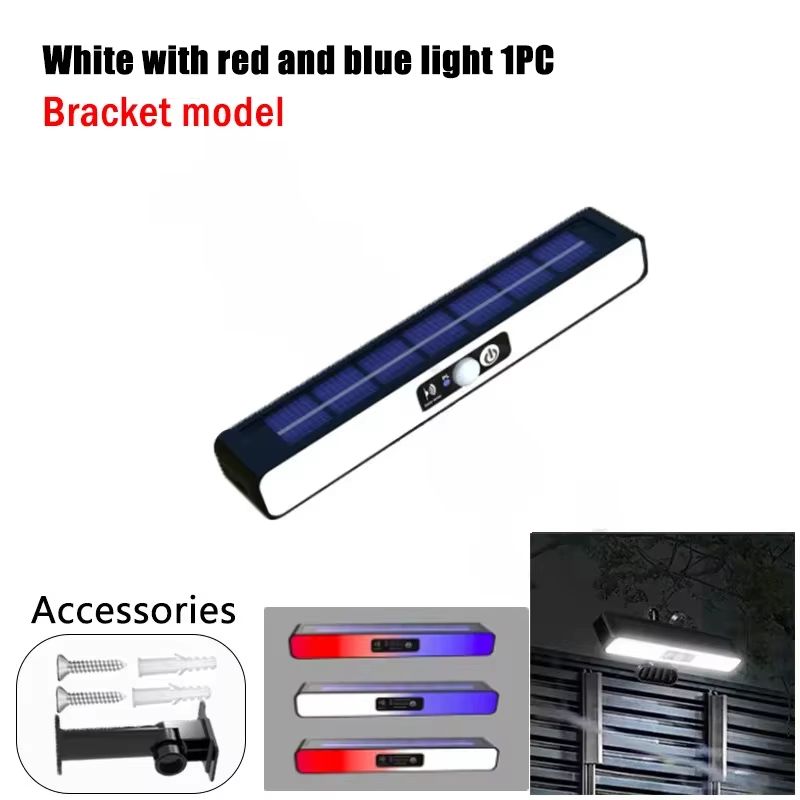 Powerful LED Solar Outdoor Wall Lamp with Motion Sensor
