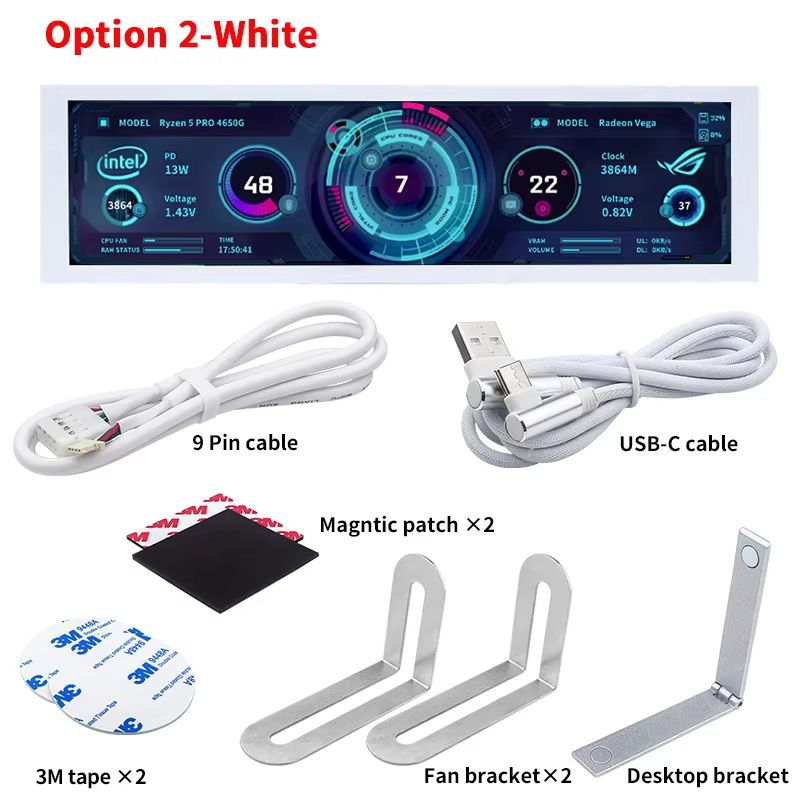 UltraCompact 8.8 inch IPS USB-C Secondary Smart Display - Portable Monitor for Laptop & Desktop