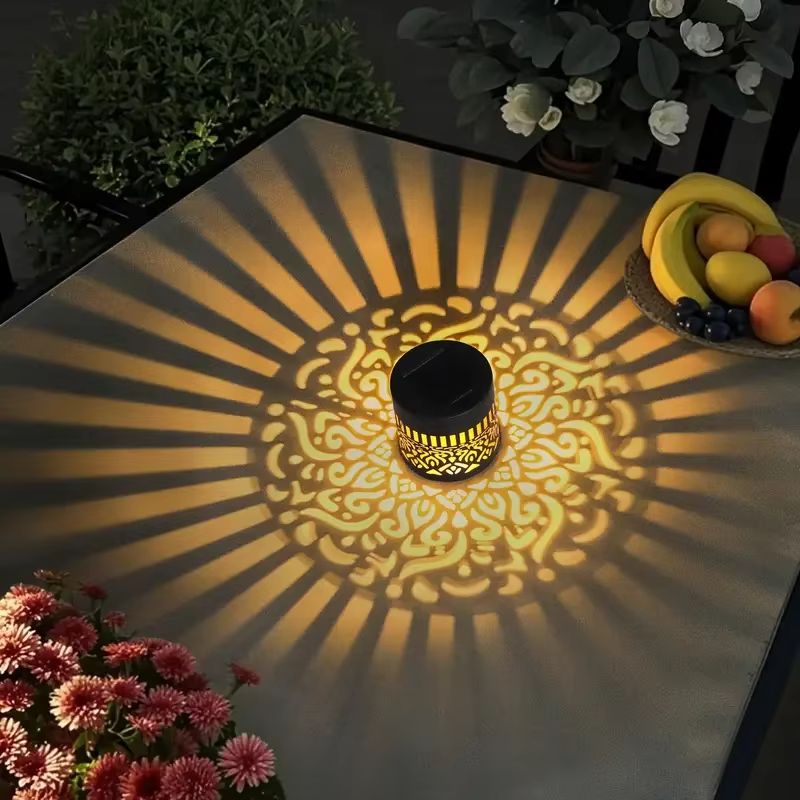 Solar Scene Metal Wall Lamp – IP65 Outdoor Fence & Yard Lighting
