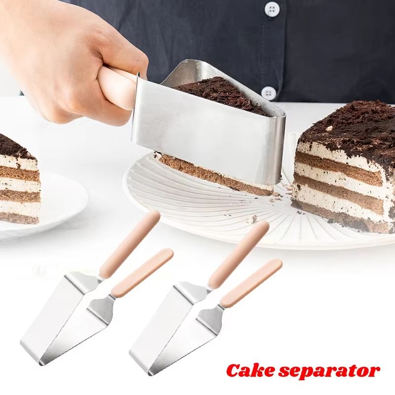Stainless Steel Cake Slicer Tongs - Precision Server for Perfect Dessert Cuts