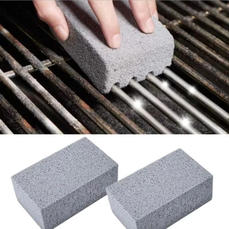 BBQ Grill Cleaning Brick – Pumice Stone Block for Barbecue Rack & Outdoor Kitchen