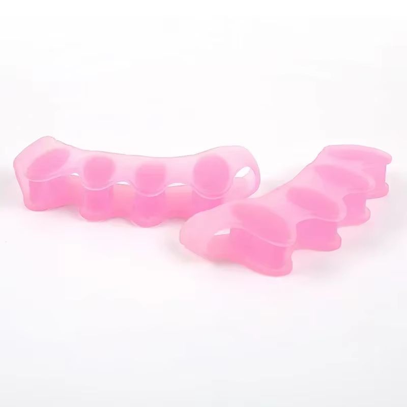 Silicone Toe Separator Finger Spacer | Flexible Toe Straightener for Hammer, Valgus & Foot Care