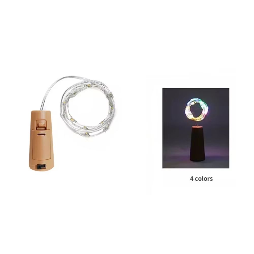 Bottle Cork Fairy Lights – Copper Wire Wine Bottle String LED Lights for Party & Holiday Decor