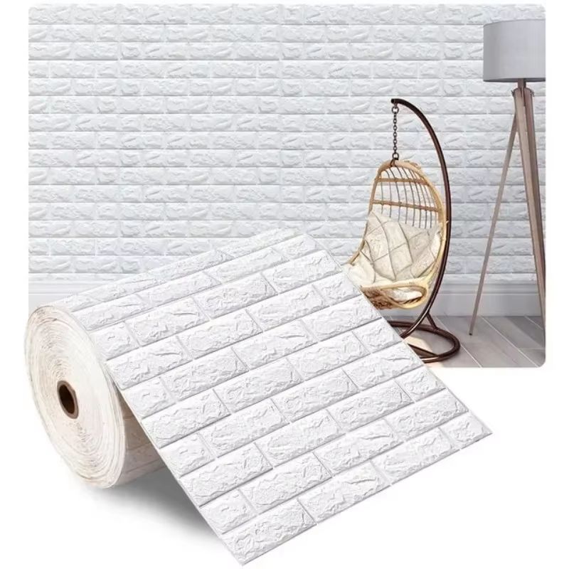 Premium 3D Brick Pattern Wall Panels - DIY Waterproof Brick-Effect Wallpaper for Living Room, Bedroom & Kitchen