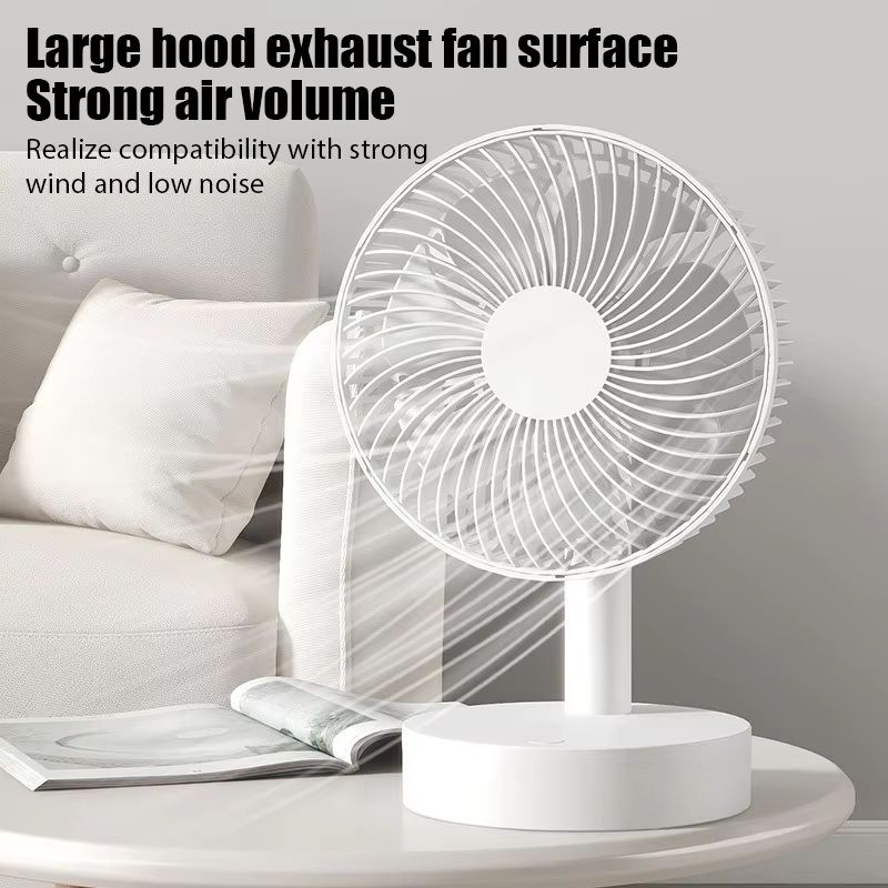 USB High-Wind Portable Desktop Fan – Small Electric Table Fan for Home, Dormitory & Office