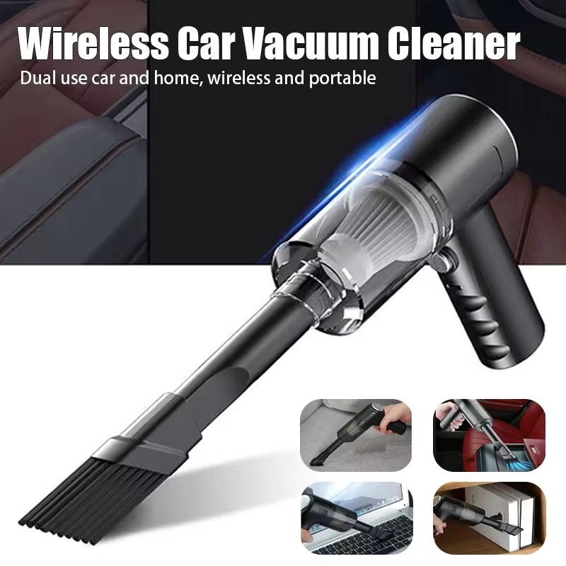 15000 Pa Wireless Handheld Vacuum Cleaner – Portable Strong-Suction Car & Home Dust Blower