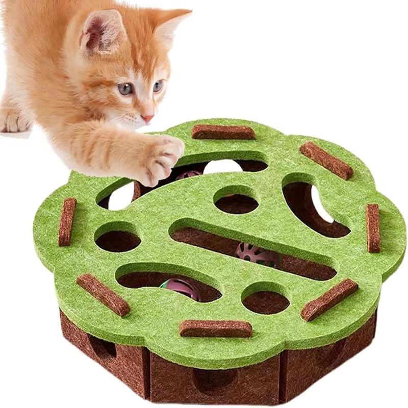 Sisal Cat Scratching Post for Indoor Cats – Interactive Kitt | Inspire ...