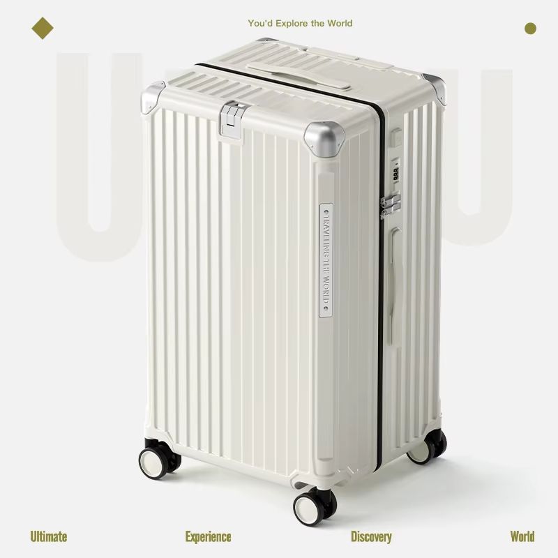 Hard Shell Carry On Suitcase Rolling Travel Luggage with Spinner Wheels 20 24 26 28 30 Inch Large Capacity Durable Lugga
