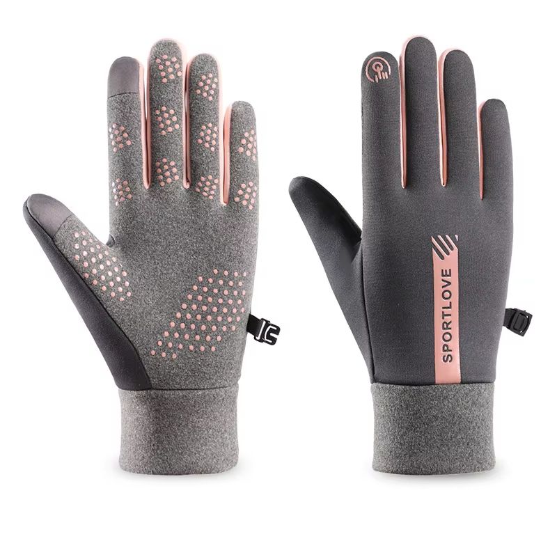 CozyShield Women's Winter Cycling Gloves with Thermal Fleece & Waterproof Protection