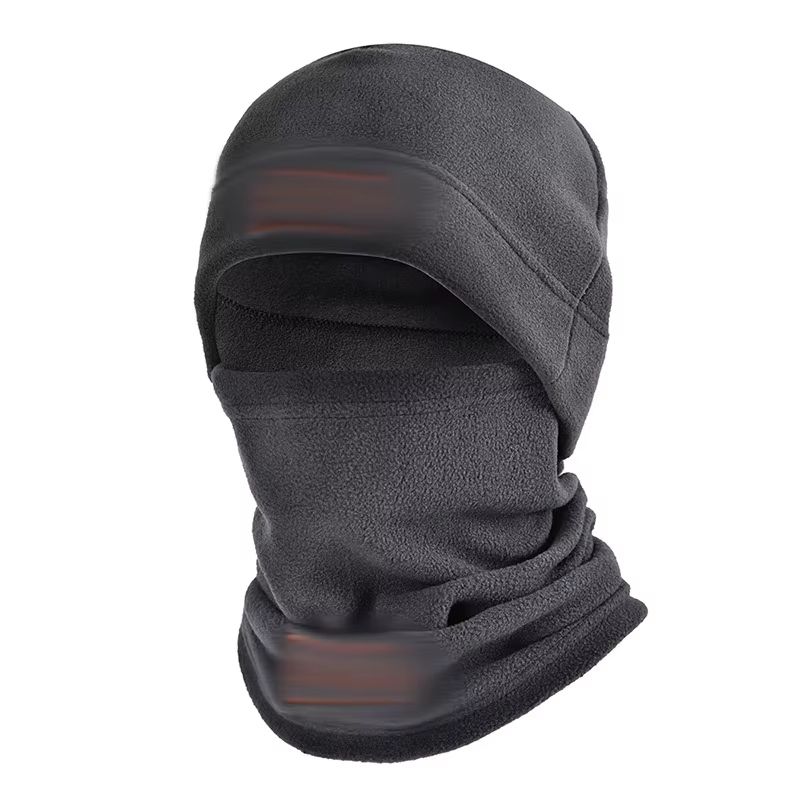 ArcticGuard Winter Fleece Balaclava Hat and Neck Warmer Set for Outdoor Sports