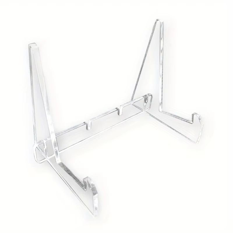 Acrylic Transparent Book Display Stand Vertical Picture Frame Bracket