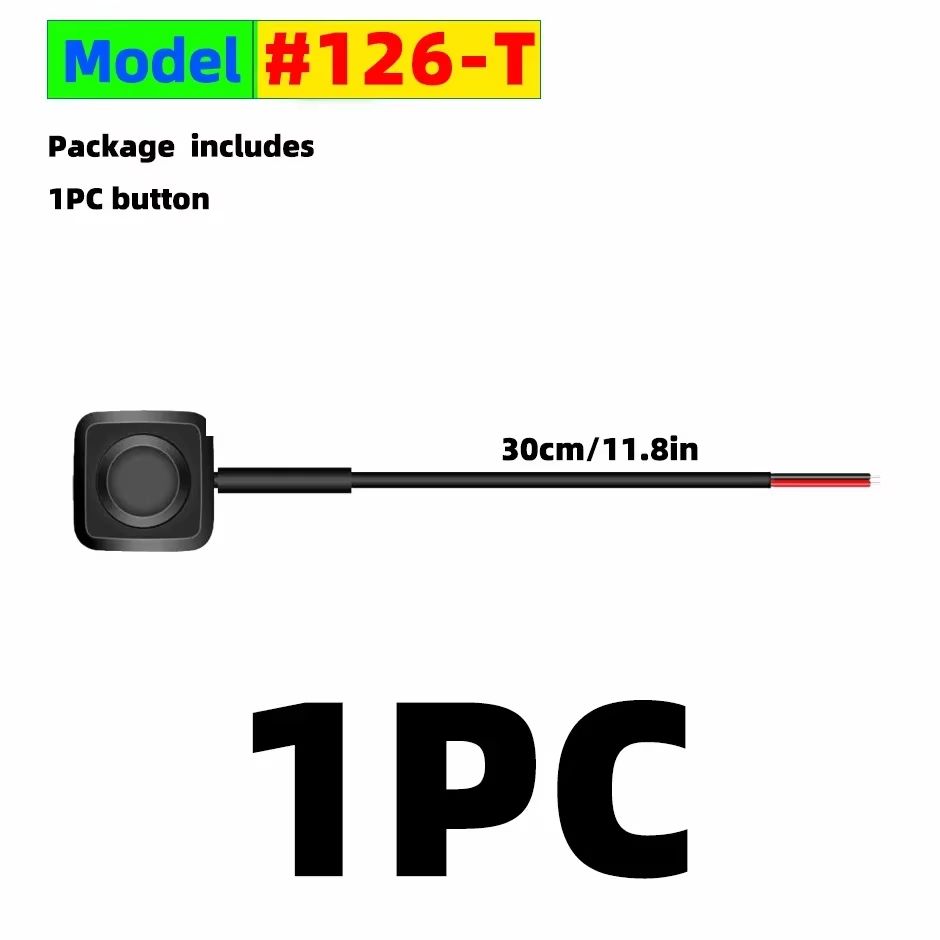 Mini Surface-Mount Momentary Push-Button On/Off Switch (12 V/24 V)