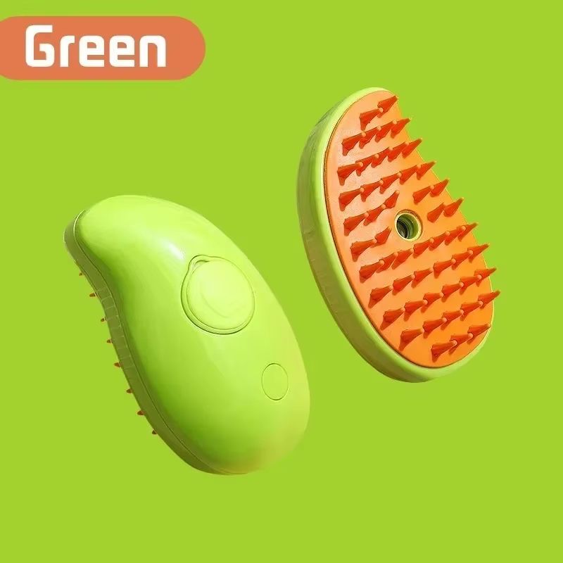 3-in-1 Electric Cat Hair Brush – Grooming Sprayer, Massager & Comb for Pets