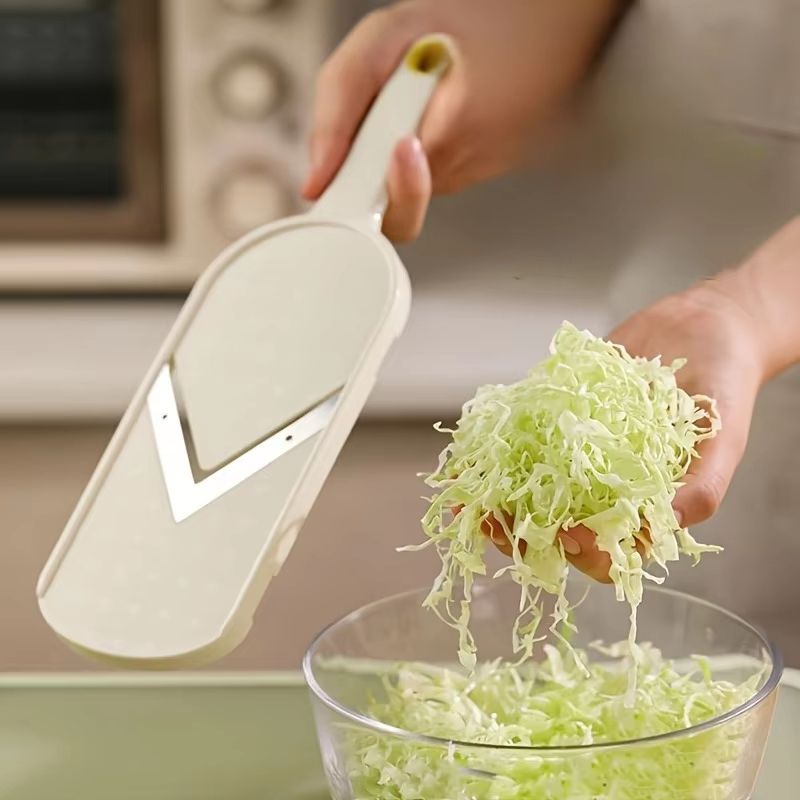 Ultra Fine Vegetable Slicer and Cabbage Shredder - Handheld Salad and Carrot Cutter