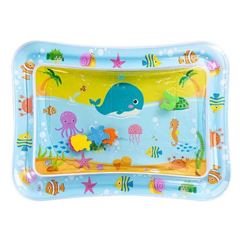 AquaCuddle Infant Water Play Mat – Inflatable Tummy Time Cushion for Babies & Toddlers