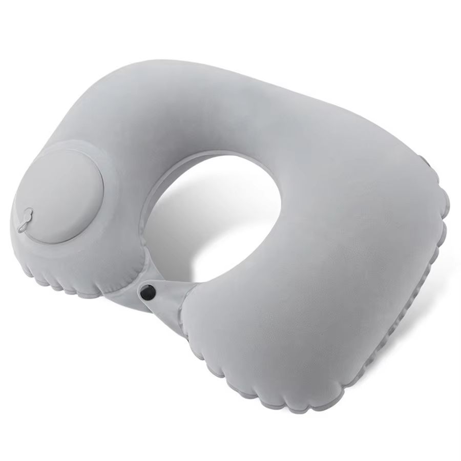 TravelFlock Inflatable Portable Neck Pillow for Travel & Outdoor