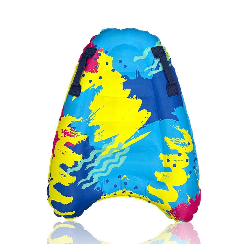 WaveGlider Thick PVC Inflatable Surfboard - Portable Water Ski & Pool Surf Board