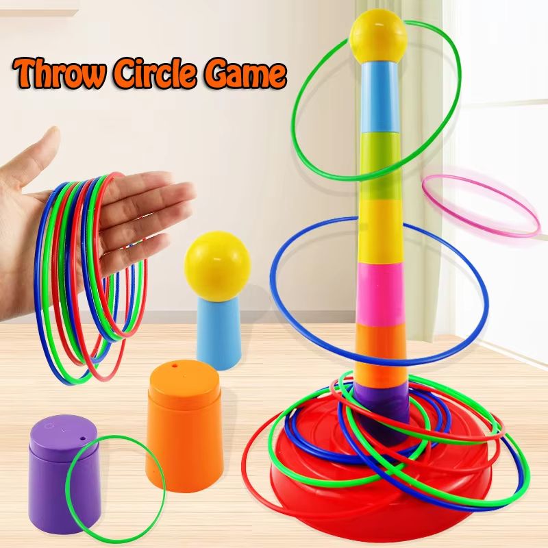 Stackable Ring Game Ring & Stack Play Tower Game Set β Interactive Throw-Circle | Inspire ...