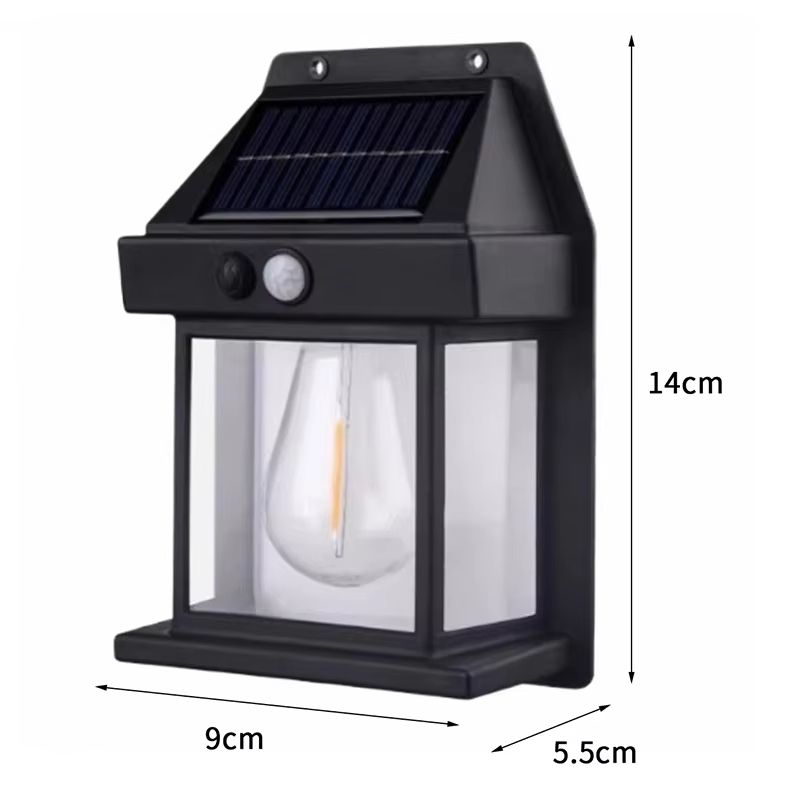 Solar Powered Outdoor Garden Wall Light
