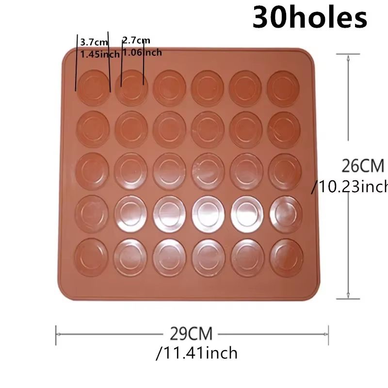 Adjustable Silicone Nonstick Baking Mat for Macarons, Cookies and Pastries