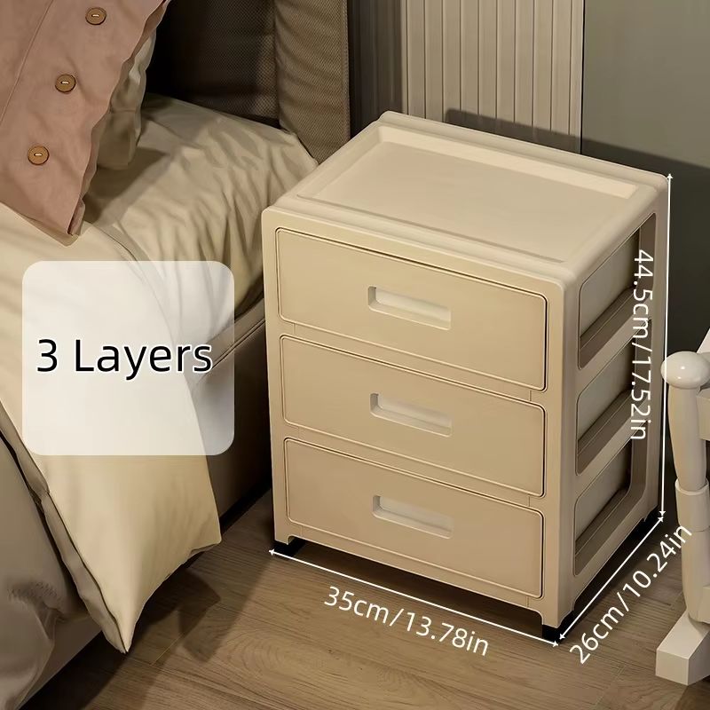 3-6 Tier Large Capacity Storage Cabinet Space Saving Organizer for Living Room, Bedroom and Study