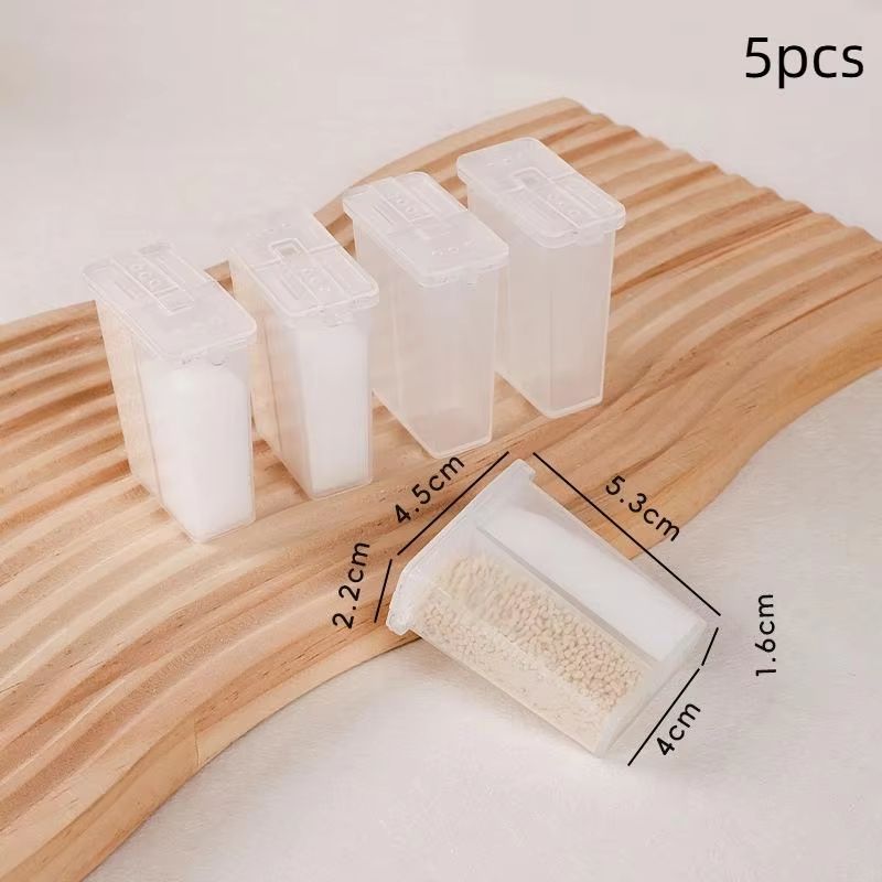 2 in 1 Multi Purpose Camping Seasoning Shaker with Lid – 2 Compartment Salt Pepper Spice Jar for Outdoor BBQ and Cooking