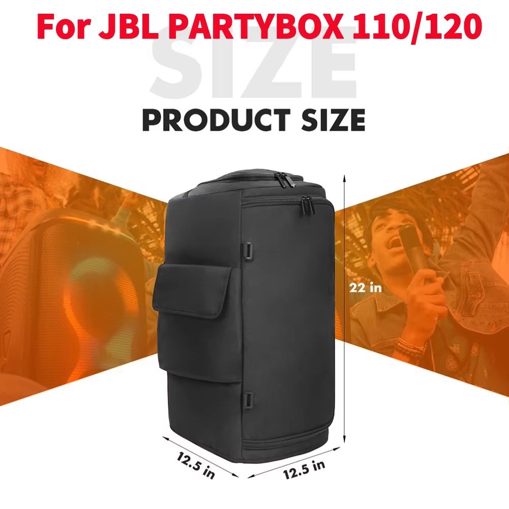 Waterproof Oxford Cloth Carrying Case for JBL PartyBox Portable Speakers