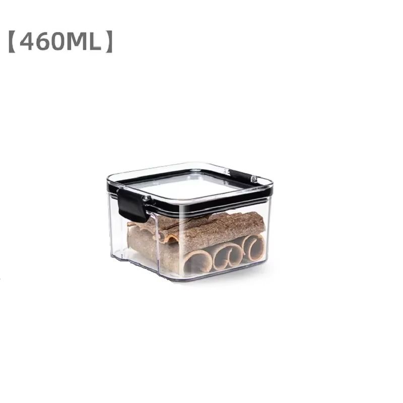WBBOOMING Airtight Plastic Sealed Canisters Set with Four Capacity Options for Kitchen Food Storage