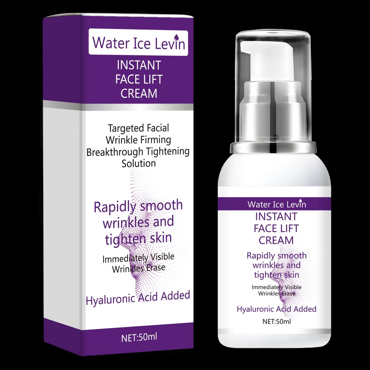 Instant Face Lift Cream with Hyaluronic Acid – Wrinkle Firming and Skin Tightening Solution