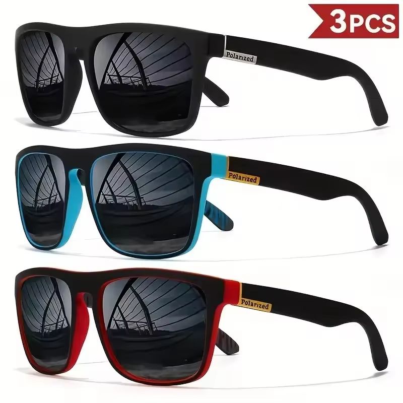 Cool Polarized Square Sunglasses for Men and Women – Outdoor Fashion Eyewear