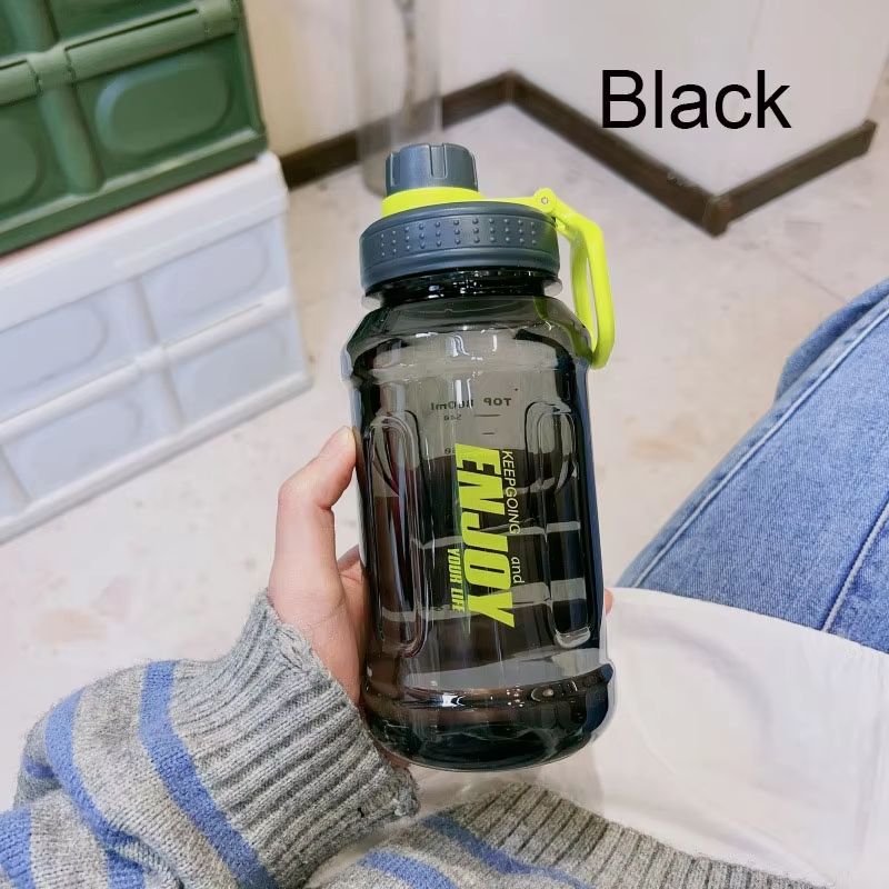 Summer Space Cup – Large-Capacity Simple Solid Color Water Cup, Outdoor Fitness Sports Water Bottle for Students