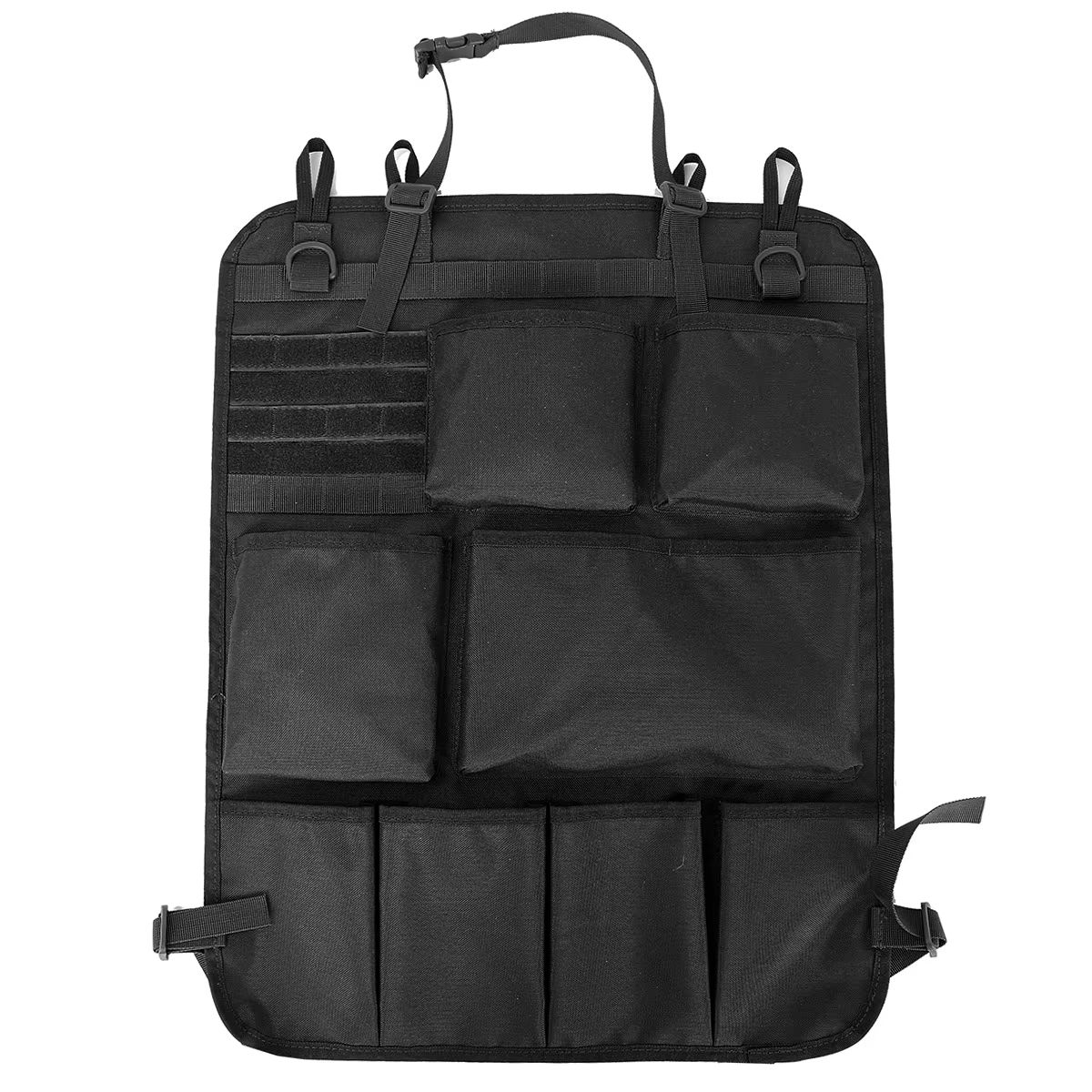 Tactical Camo Car Seat Organizer Hanging Seat Back Storage Bag with Multi-Pocket Tidying